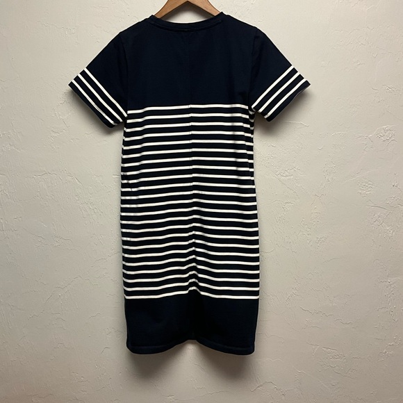 EUC J.Crew Striped T-Shirt Dress Size Small - Picture 2 of 8